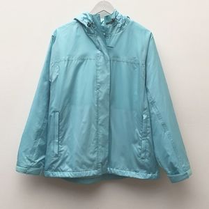 Land's End Insulated Rain Jacket Women's Size Medium Hooded